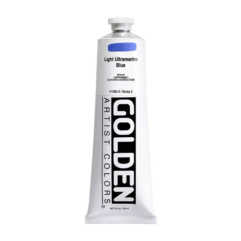 Golden Heavy Body Acrylic 5oz Light Ultramarine Blue S2