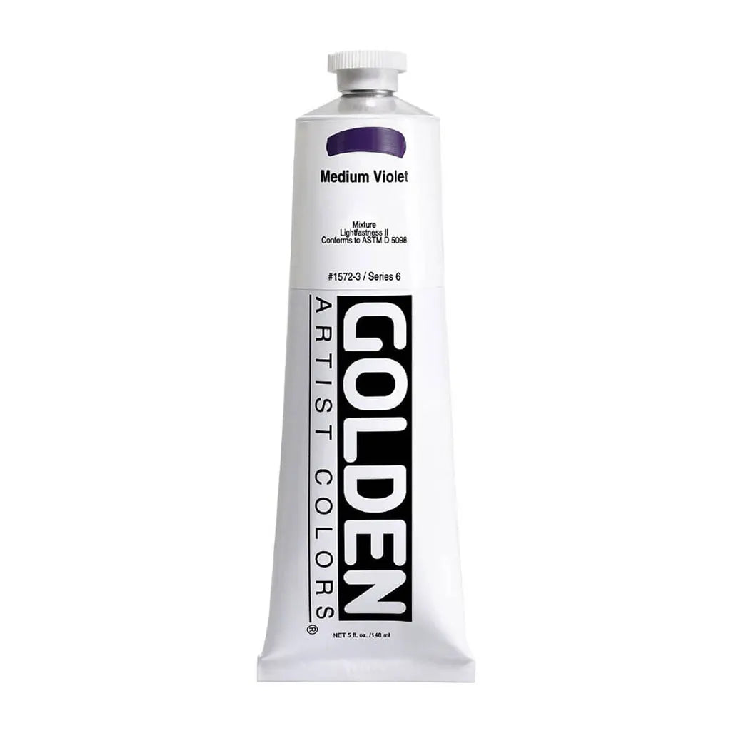 Golden Heavy Body Acrylic 5oz Medium Violet S6