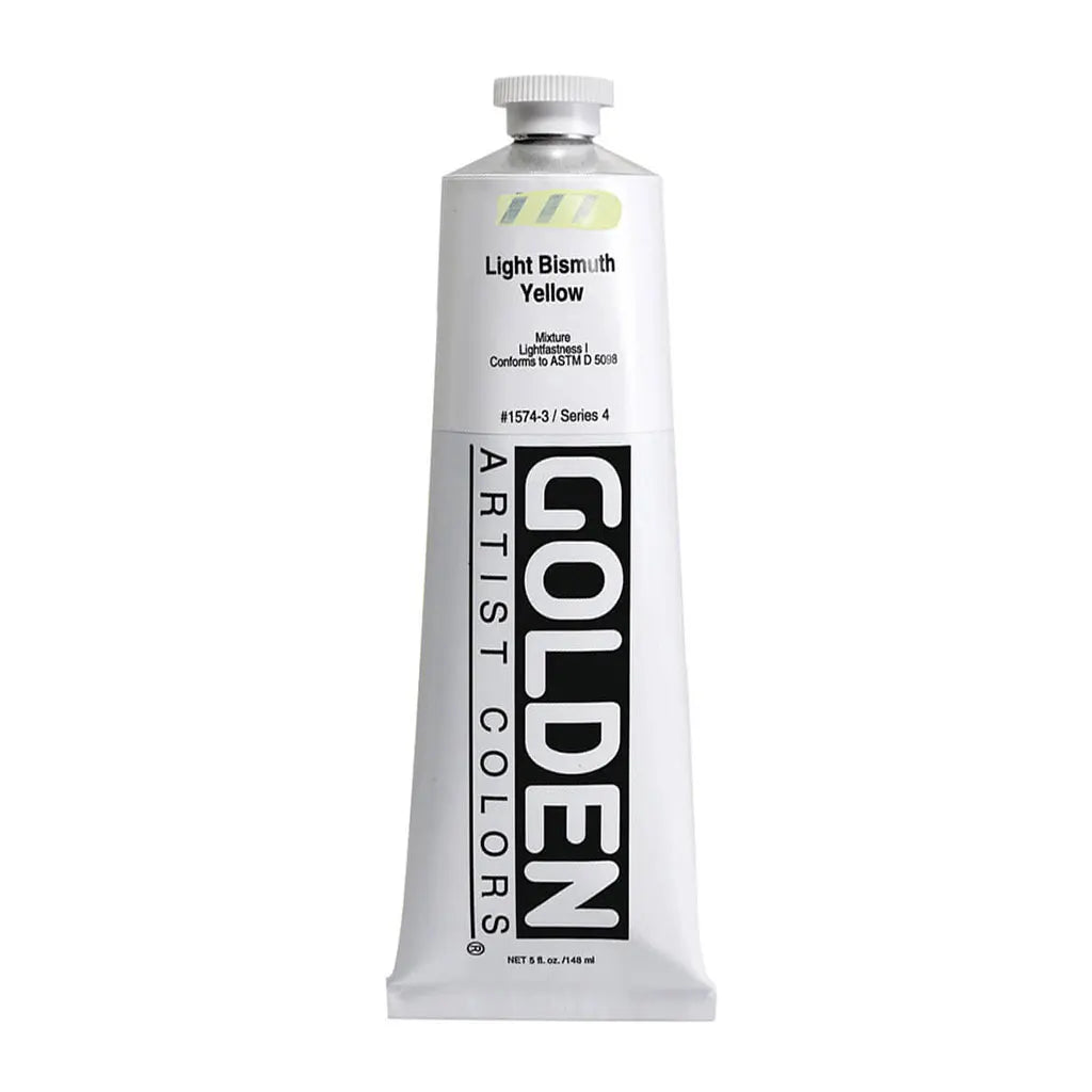 Golden Heavy Body Acrylic 5oz Light Bismuth Yellow S4