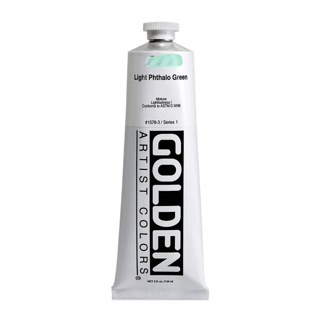 Golden Heavy Body Acrylic 5oz Light Phthalo Green S1