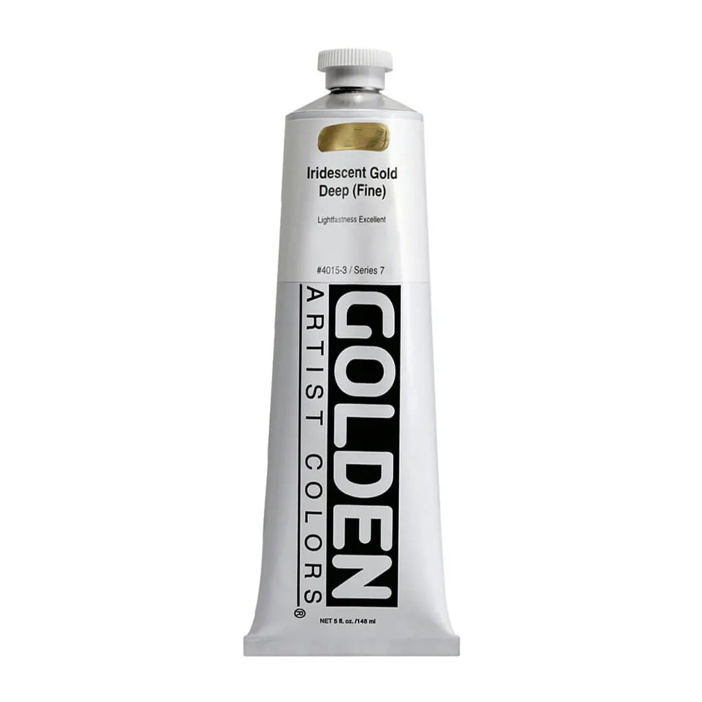 Golden Heavy Body Acrylic 5oz Iridescent Gold Deep (Fine) S7
