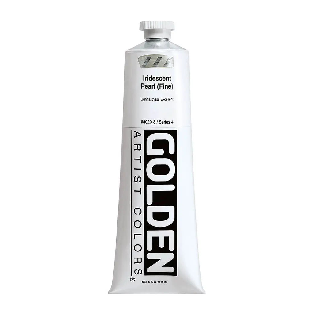 Golden Heavy Body Acrylic 5oz Iridescent Pearl (Fine) S4