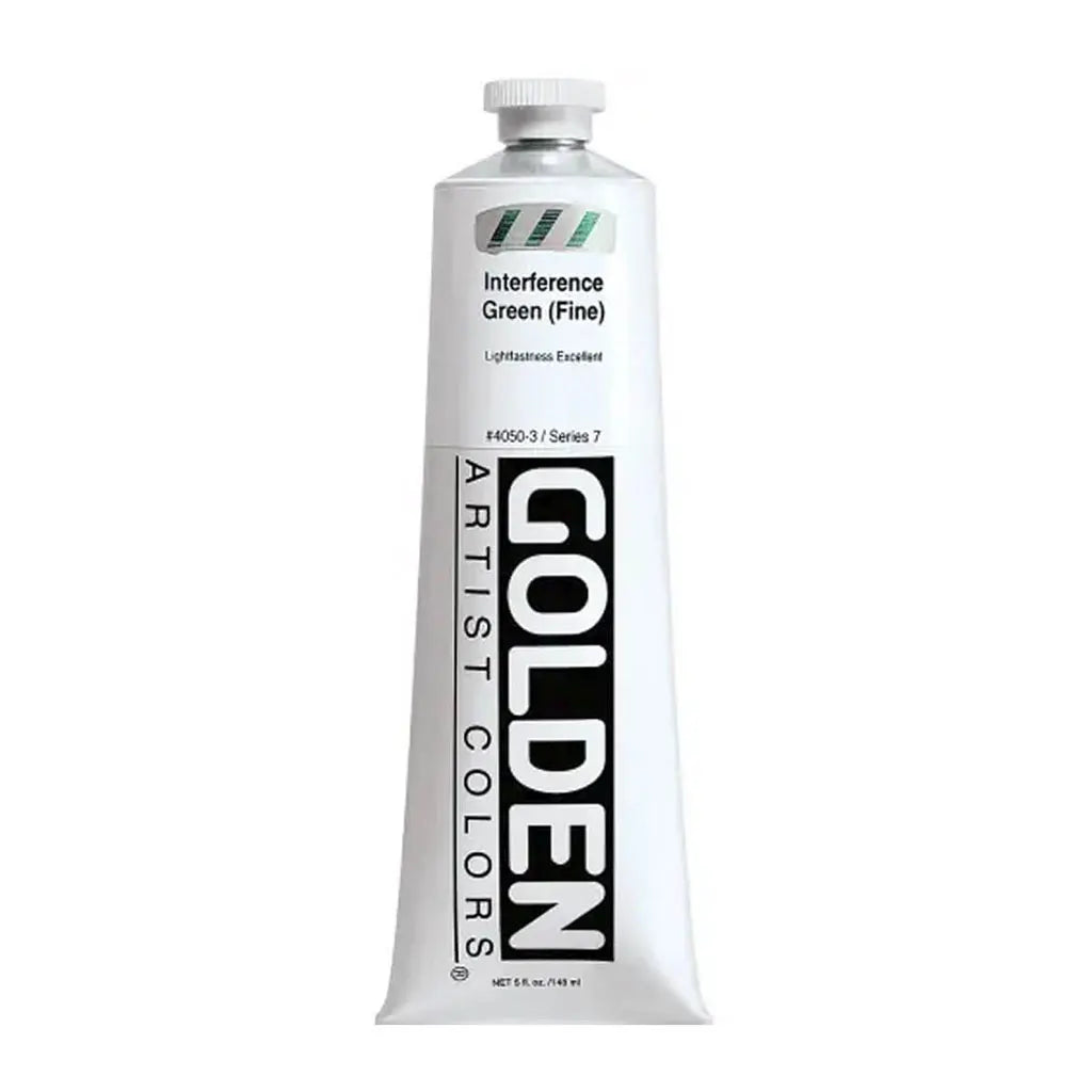 Golden Heavy Body Acrylic 5oz Interference Green (Fine) S7