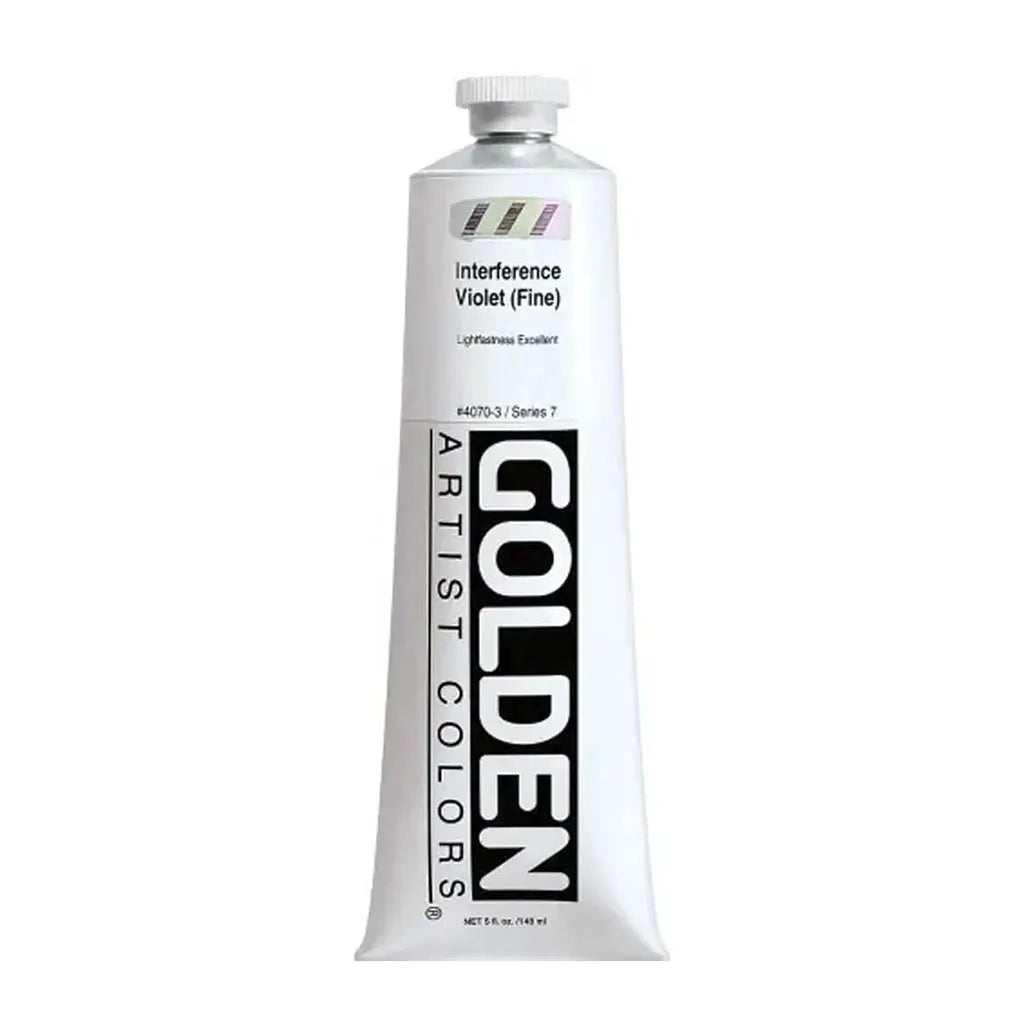 Golden Heavy Body Acrylic 5oz Interference Violet (Fine) S7