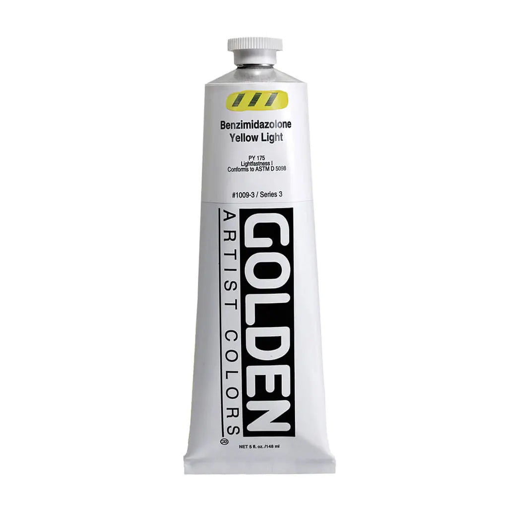 Golden OPEN Slow-Drying Acrylic Paint 5oz Benzimidazolone Yellow Light S3