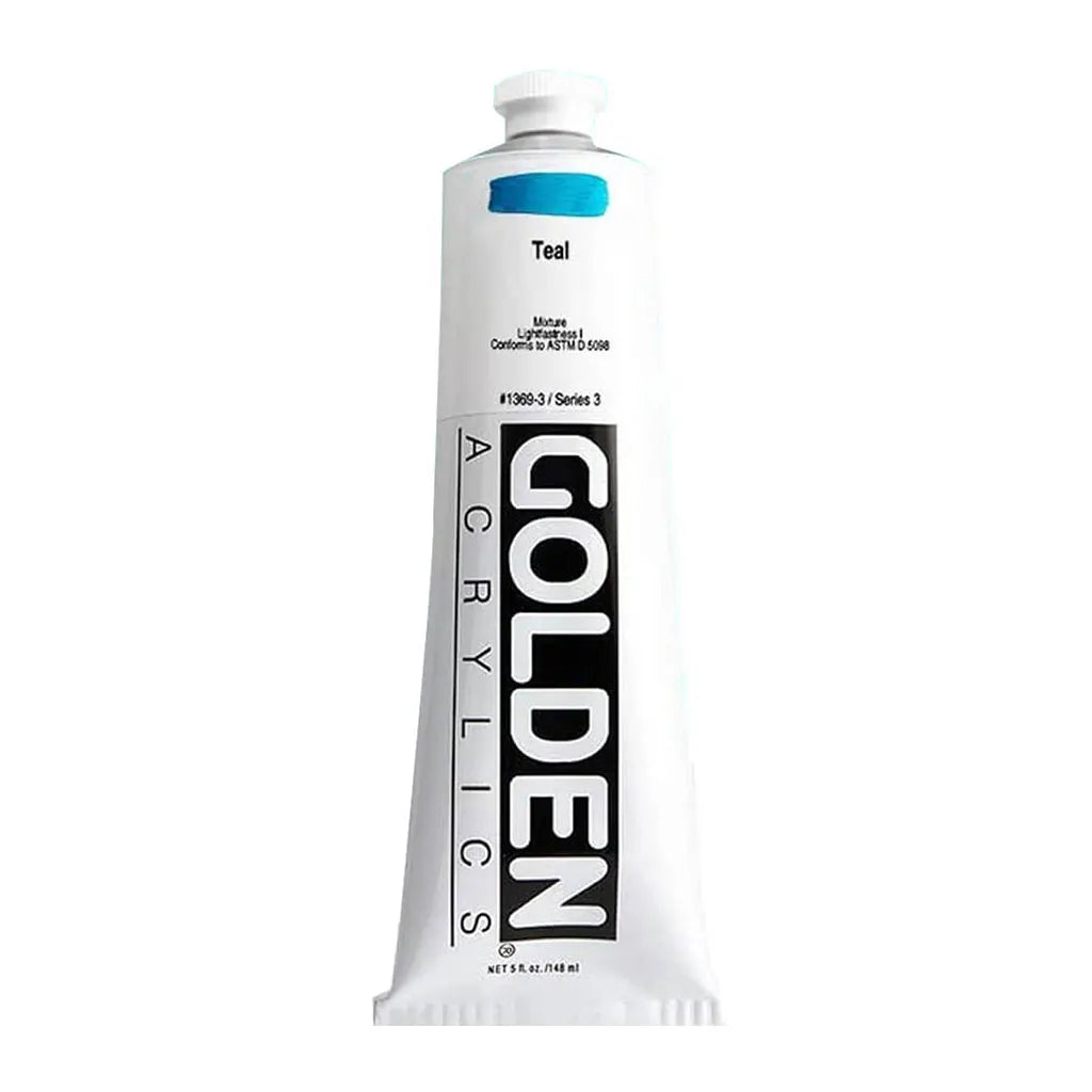 Golden OPEN Slow-Drying Acrylic Paint 5oz Teal S3