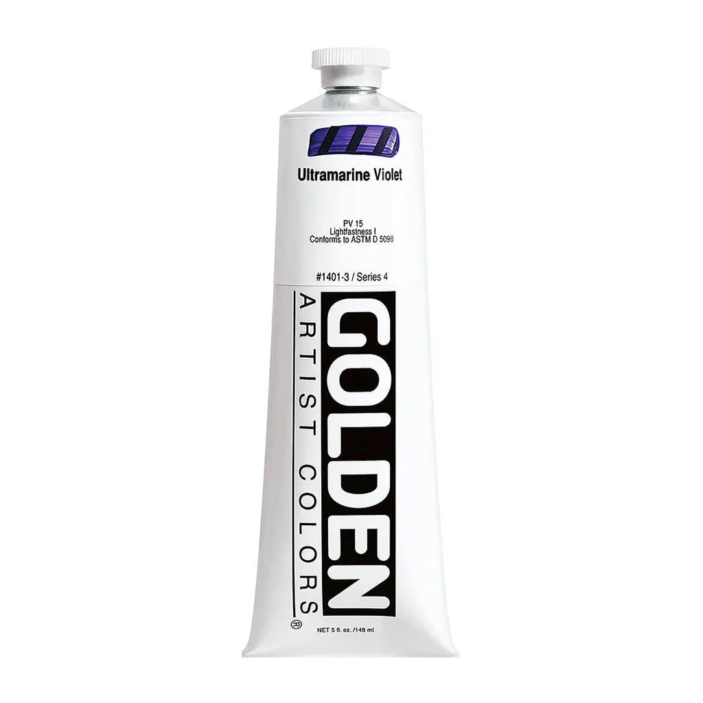 Golden OPEN Slow-Drying Acrylic Paint 5oz Ultramarine Violet S4