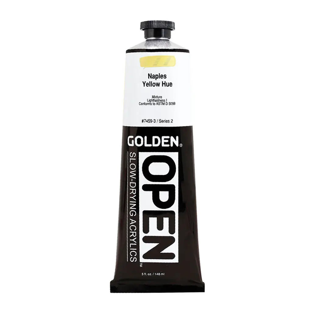 Golden OPEN Slow-Drying Acrylic Paint 5oz Naples Yellow Hue S2