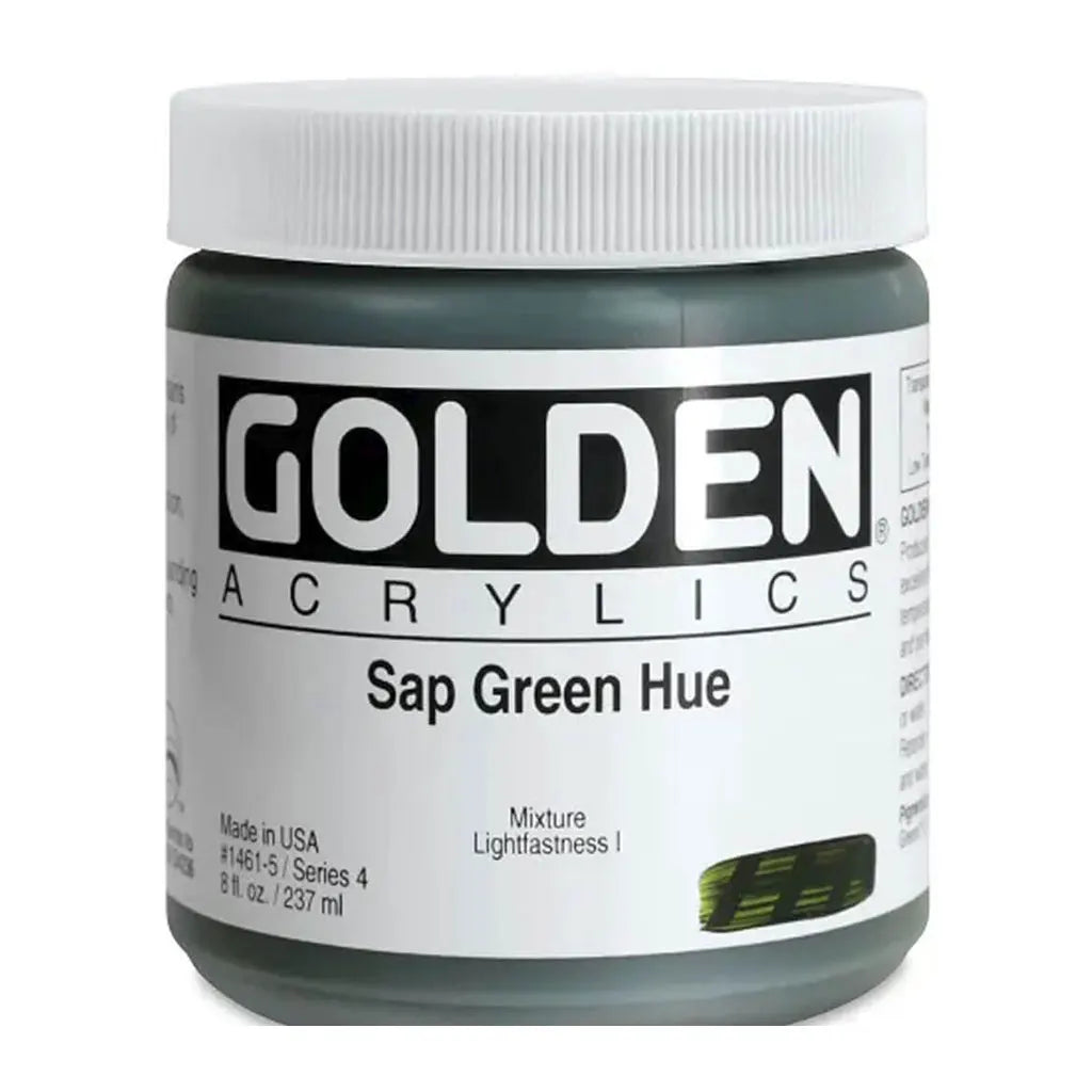 Golden Heavy Body Acrylic 8oz Sap Green Hue S4