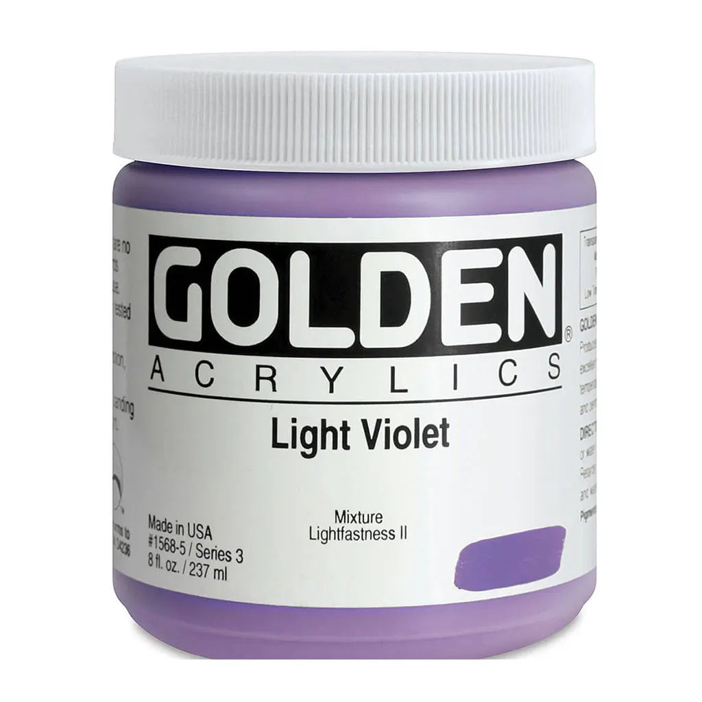 Golden Heavy Body Acrylic 8oz Light Violet S3