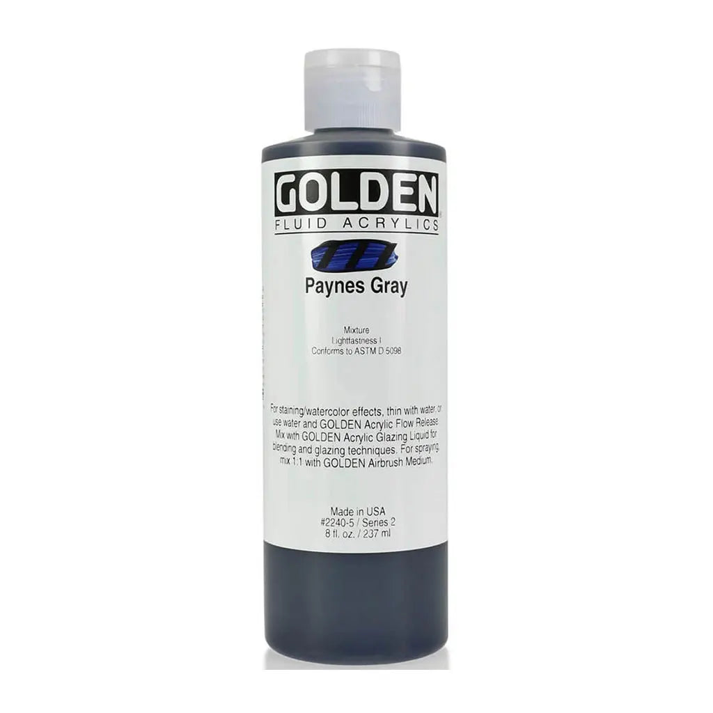Golden Fluid Acrylic 8oz Payne's Gray S2