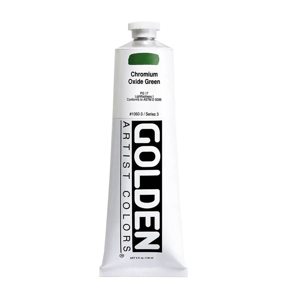 Golden Heavy Body Acrylic 5oz Chromium Oxide Green S3
