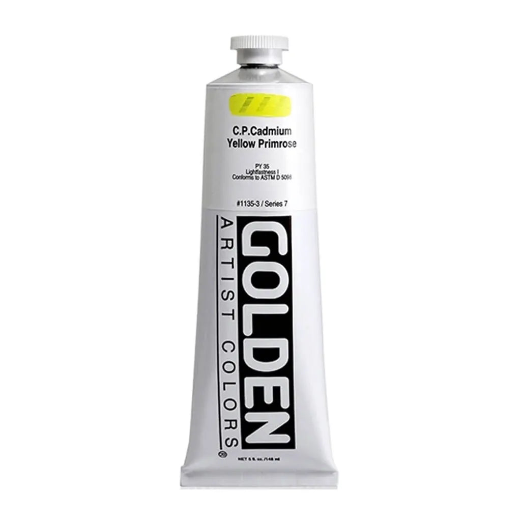 Golden Heavy Body Acrylic 5oz Cadmium Yellow Primrose S7