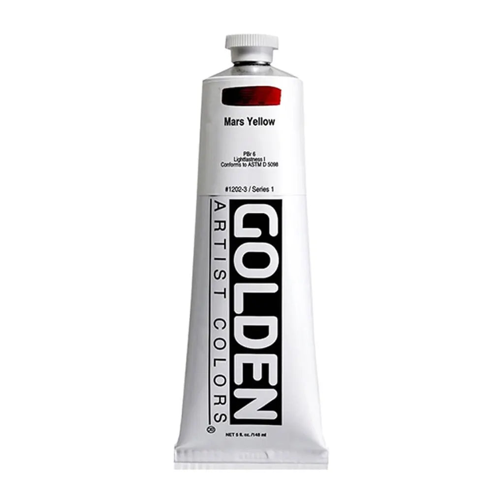 Golden Heavy Body Acrylic 5oz Mars Yellow S1