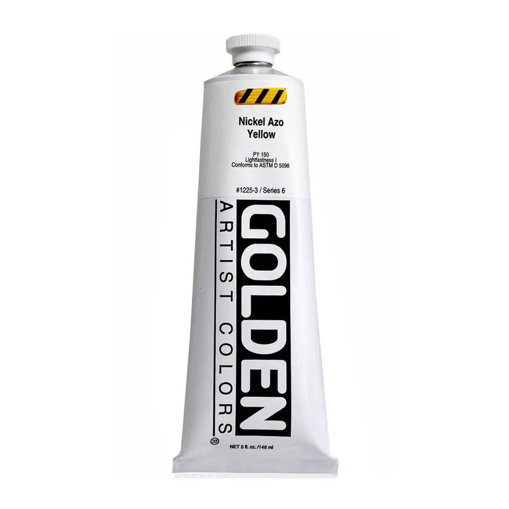 Golden Heavy Body Acrylic 5oz Nickel Azo Yellow S6