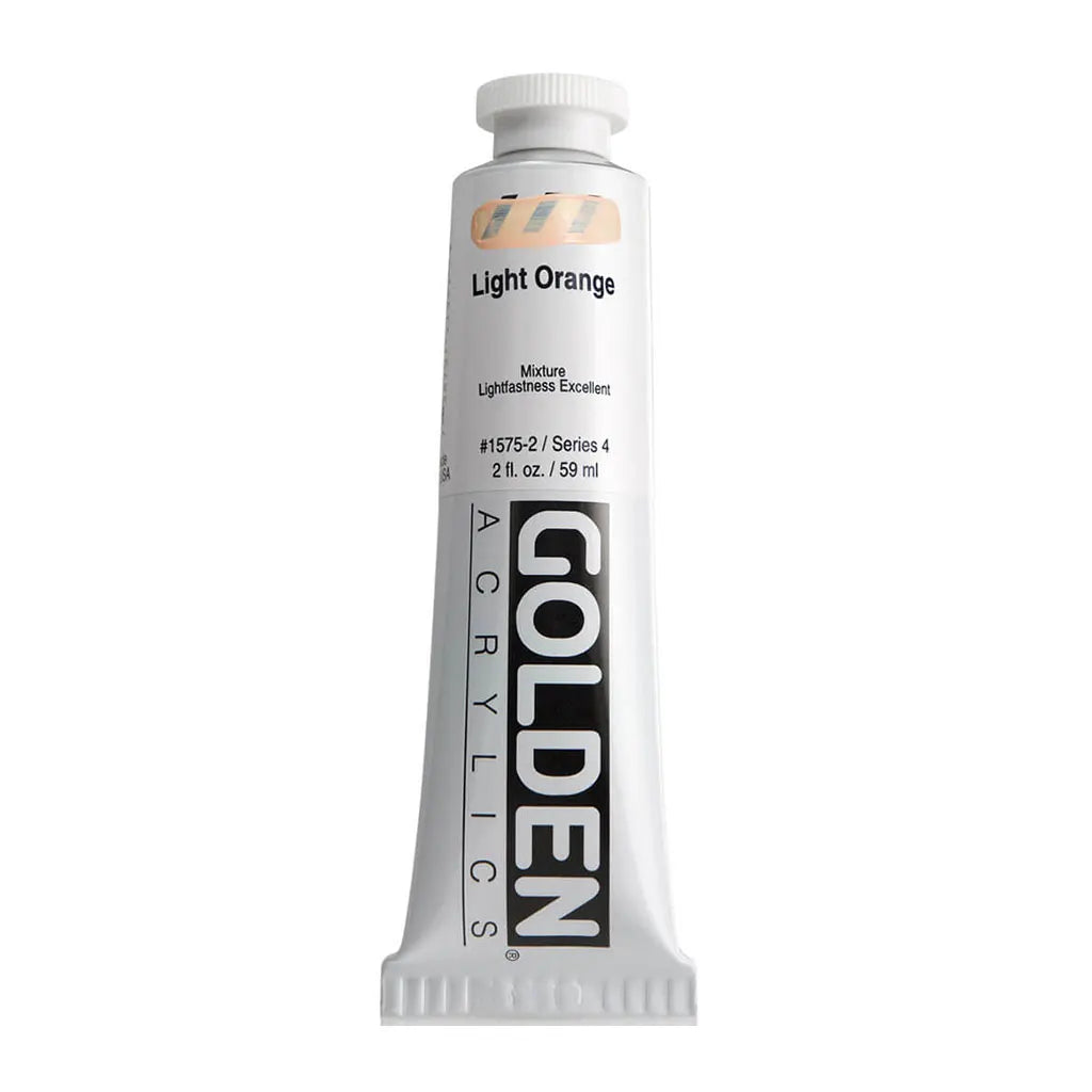 Golden Heavy Body Acrylic 2oz Light Orange S4