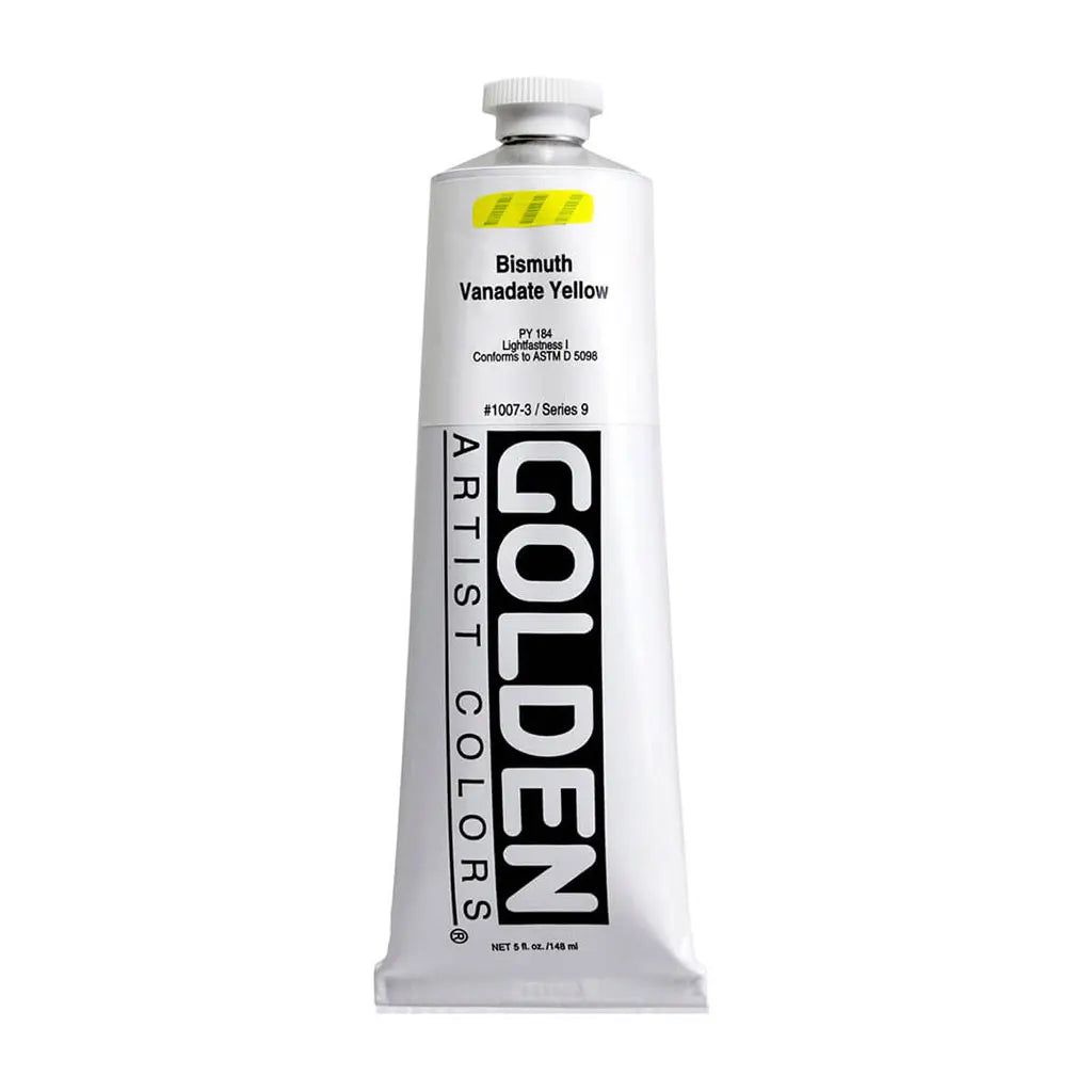 Golden Heavy Body Acrylic 5oz Bismuth Vanadate Yellow S9