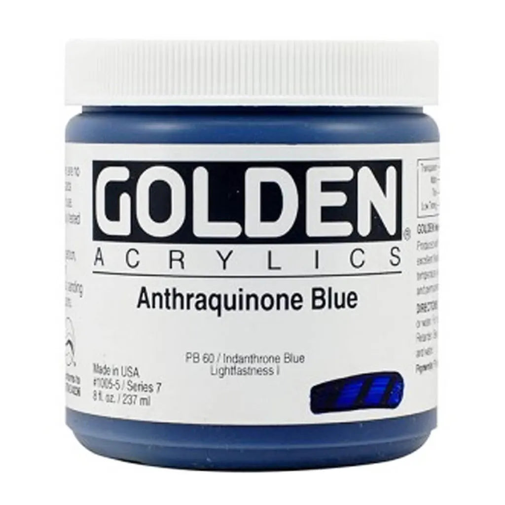 Golden Heavy Body Acrylic 8oz Jenkins Green S7