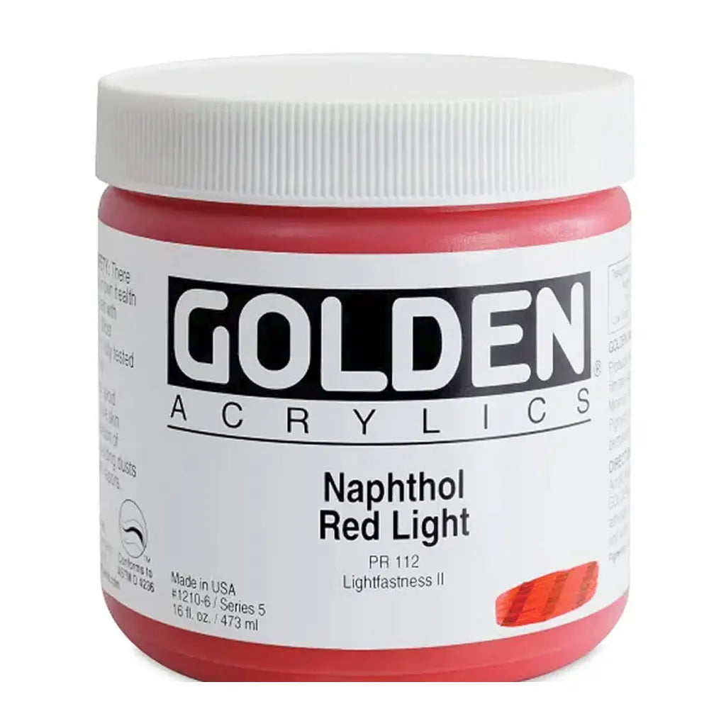 Golden Heavy Body Acrylic 16oz Naphthol Red Light S5