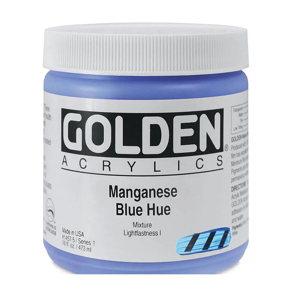 Golden Heavy Body Acrylic 16oz Manganese Blue Hue S1