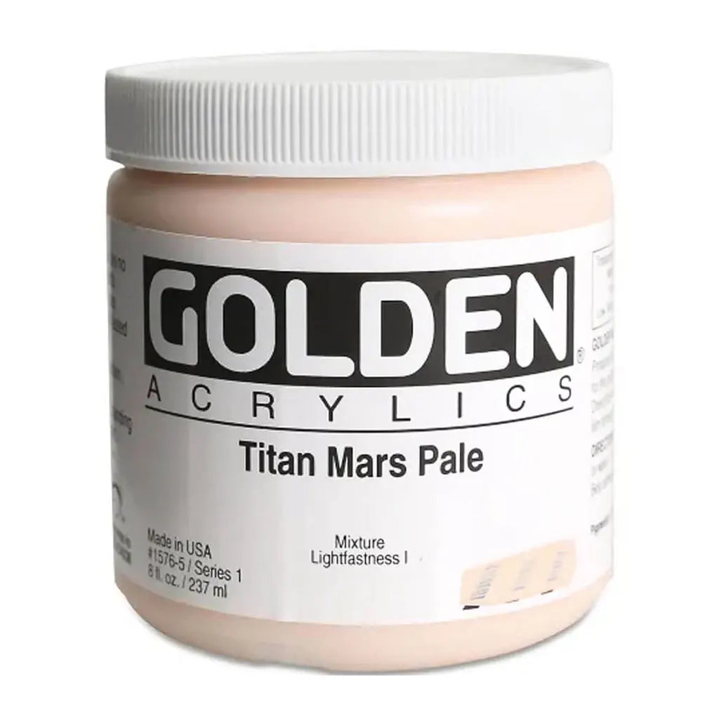 Golden Heavy Body Acrylic 8oz Titan Mars Pale S1
