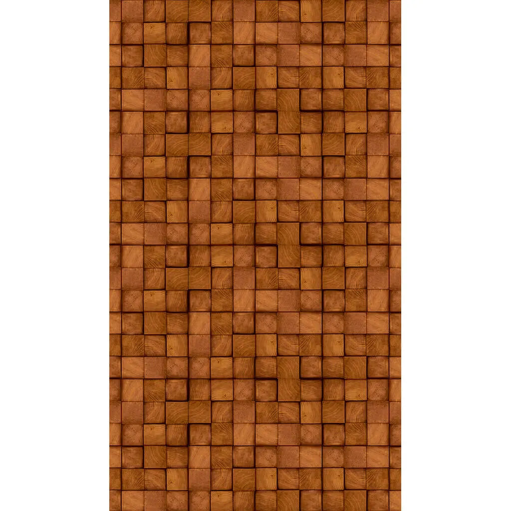 Photography Backdrop Paper, Wood Mosaic, 48in x 12ft, 1 Roll