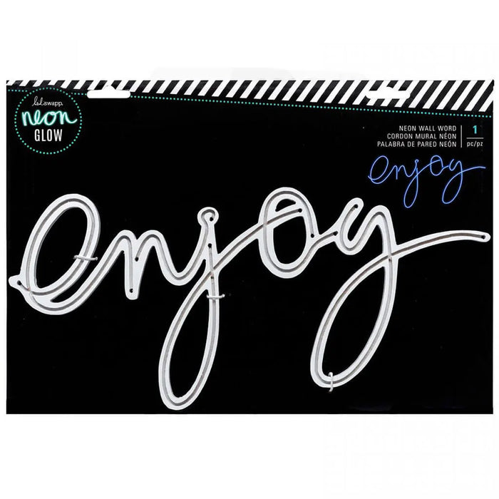 Heidi Swapp Neon Glow Enjoy Neon Wall Decor