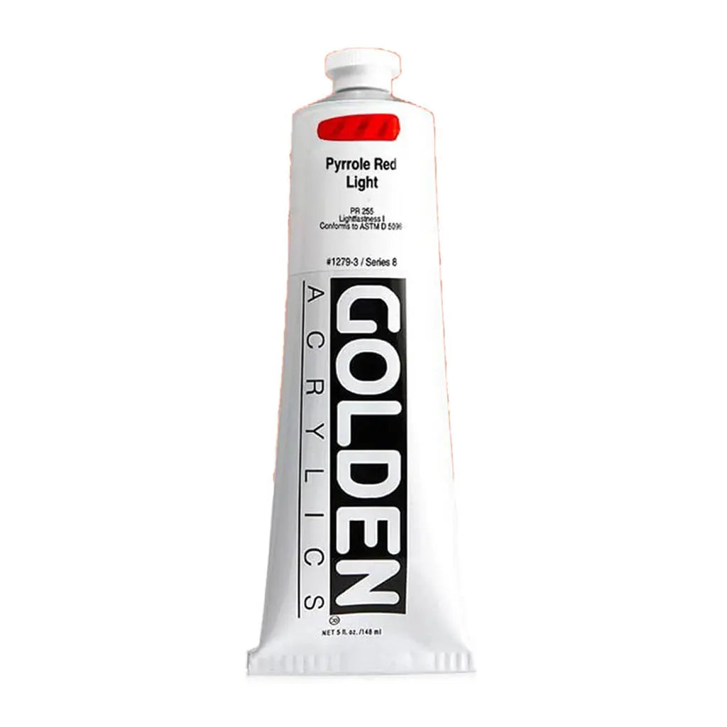 Golden Heavy Body Acrylic 5oz Pyrrole Red Light S8