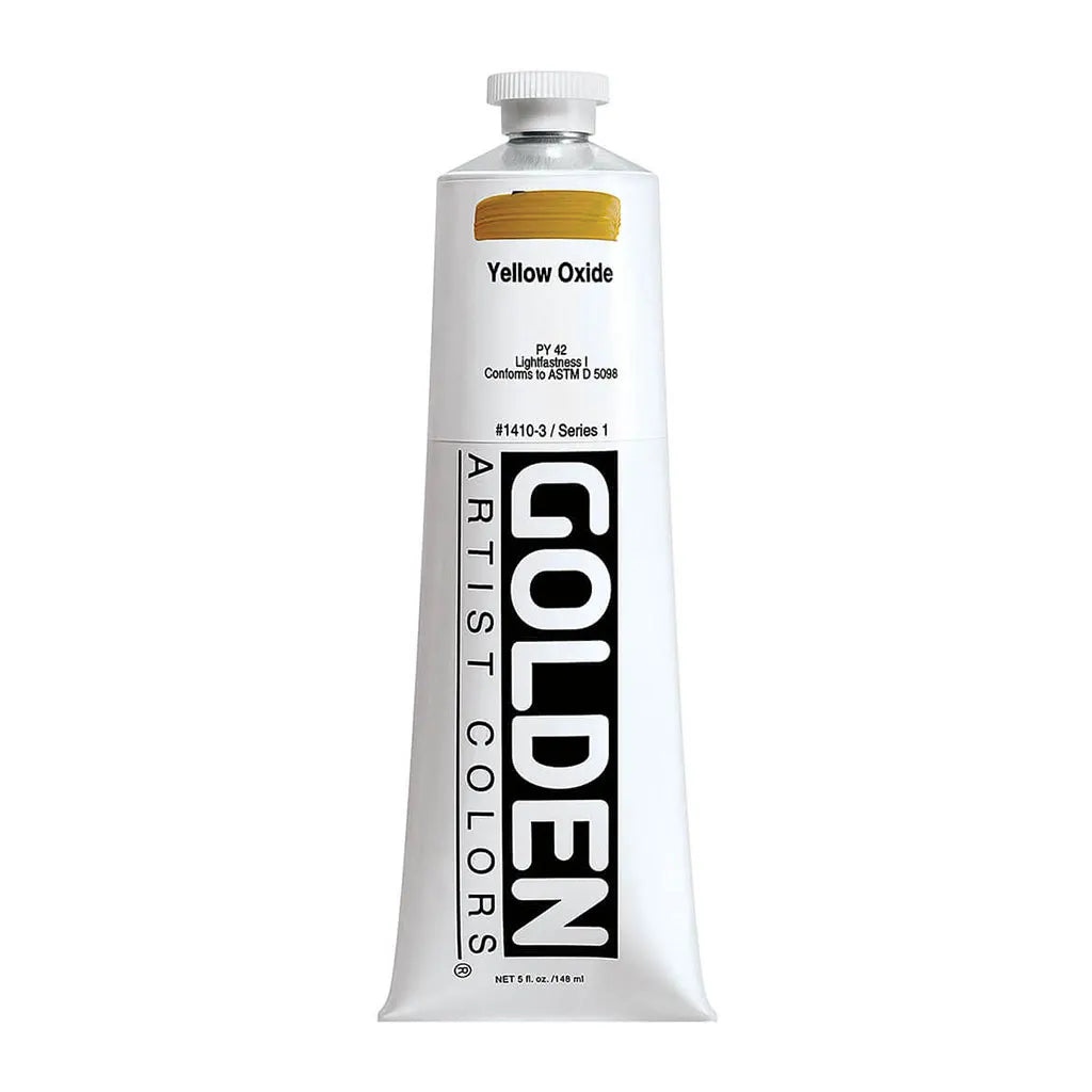 Golden Heavy Body Acrylic 5oz Yellow Oxide S1