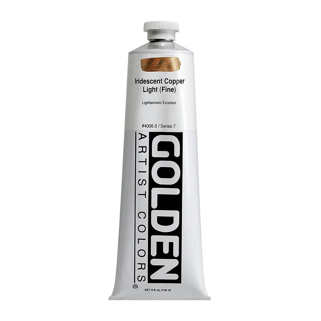 Golden Heavy Body Acrylic 5oz Iridescent Copper Light (Fine) S7