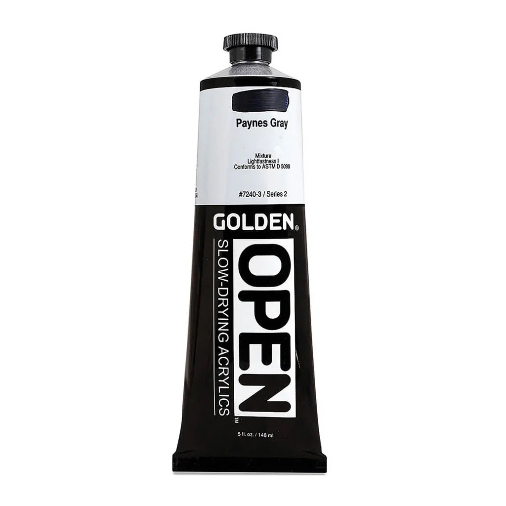Golden OPEN Slow-Drying Acrylic Paint 5oz Payne's Gray S2