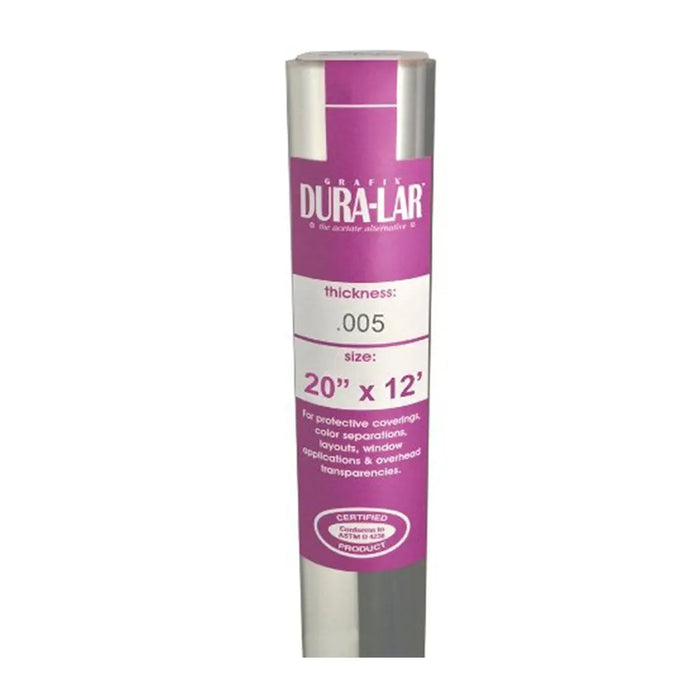 ROLL 005 CLR DURALAR 20"X12