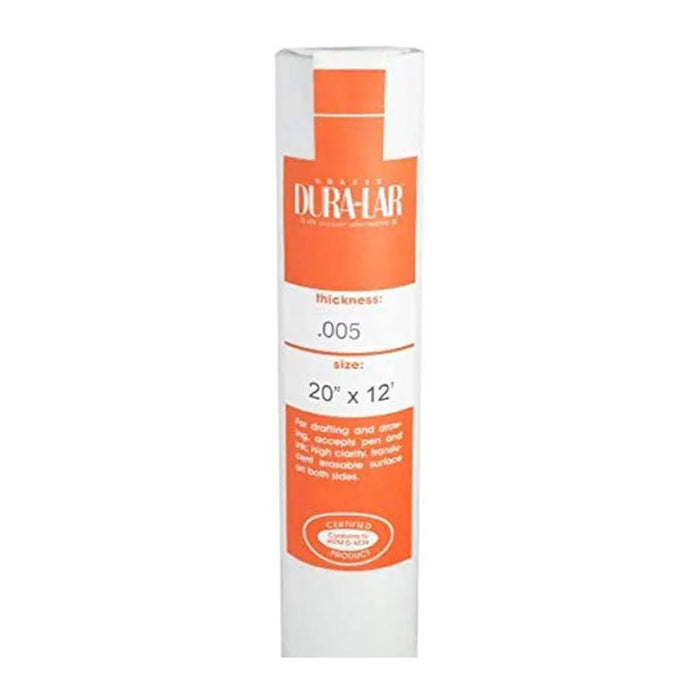 Grafix Roll .005 Matte Dura-Lar 20in x 12ft