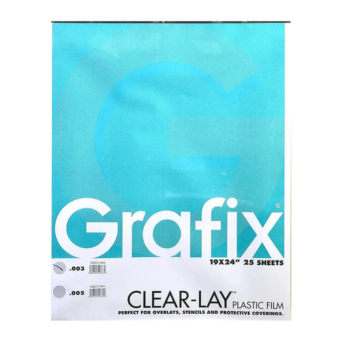 Grafix Clear-Lay Pad .003mm, 19in x 24in
