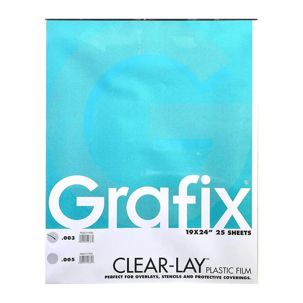 Grafix Clear-Lay Pad .003mm, 19in x 24in