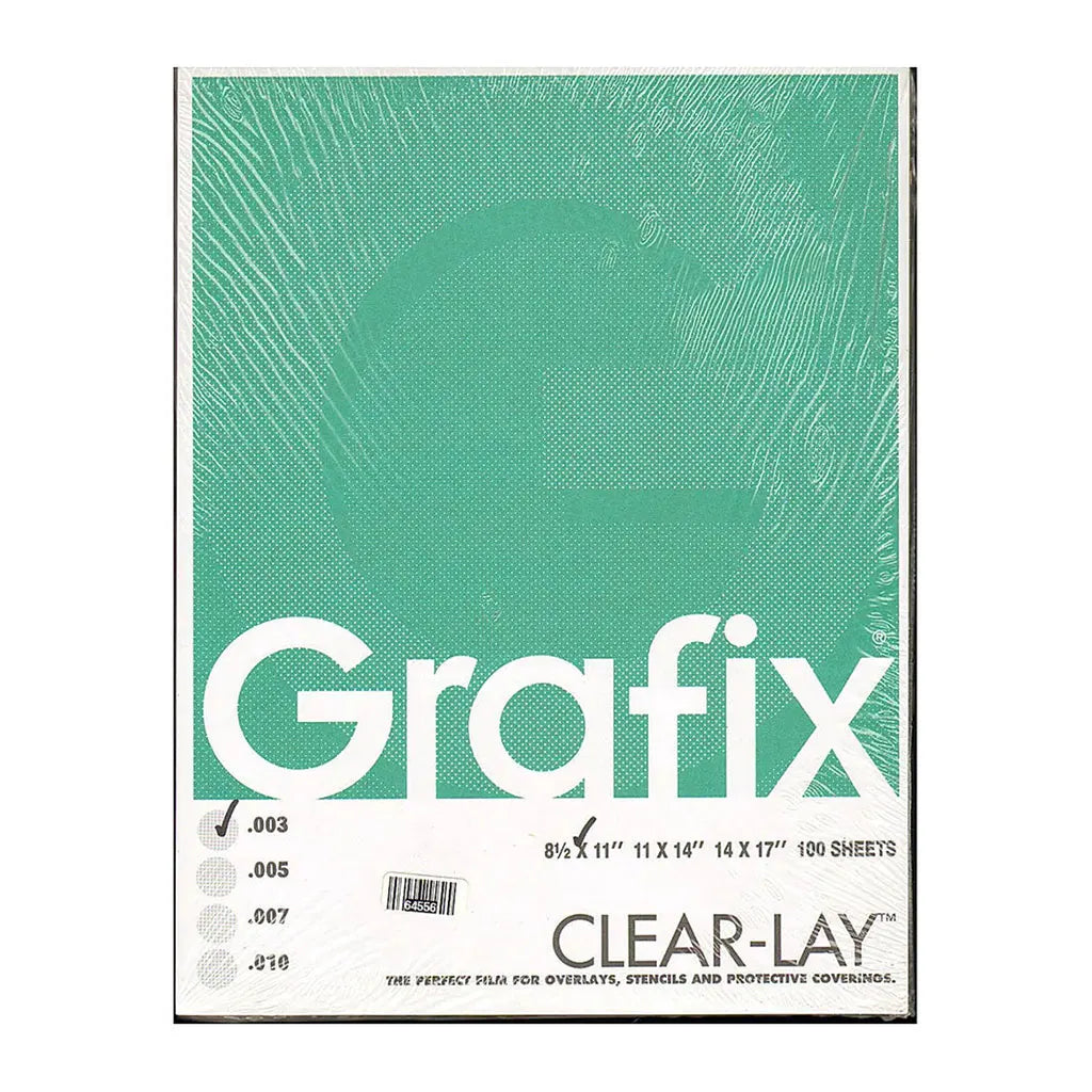 Grafix Pk/100 003 Clear Lay 8.5in x 11in
