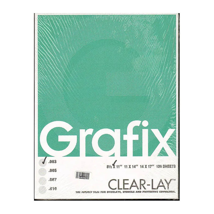 Grafix Pk/100 003 Clear Lay 8.5in x 11in