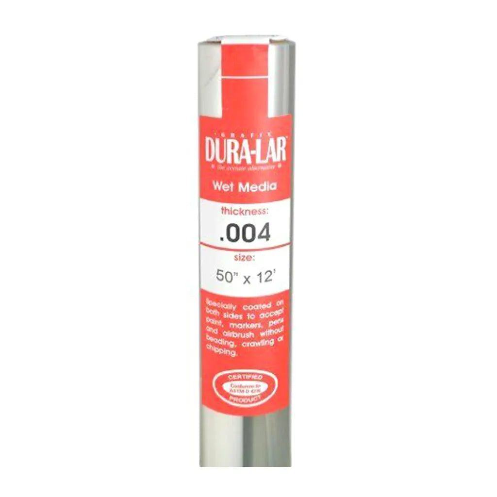 Grafix Dura-Lar 0.004" Film, Ultra Clear Wet Media 50in x12in