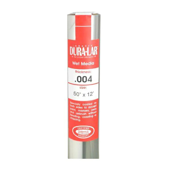 Grafix Dura-Lar 0.004" Film, Ultra Clear Wet Media 50in x12in