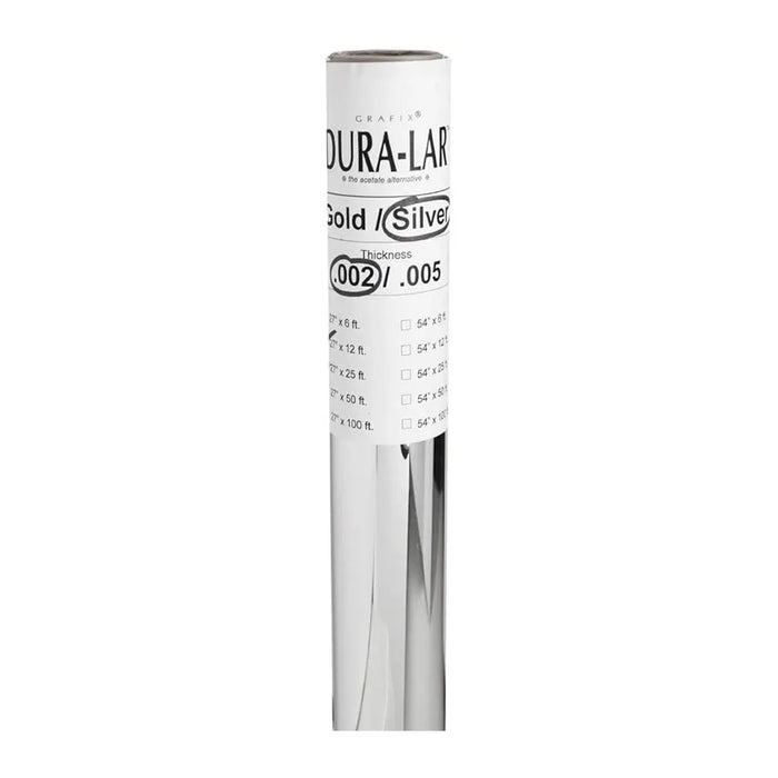 Grafix 002 Silver Dura Lar Roll 27in x 12ft