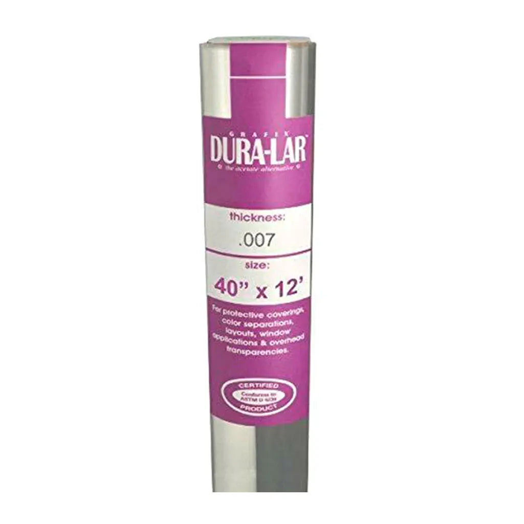 Grafix Dura-Lar 0.007" Film 40in x 12ft Roll