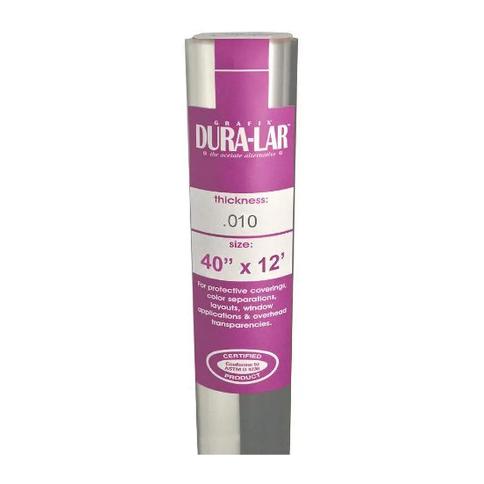 ROLL 010 CLR DURALAR 40"X12'