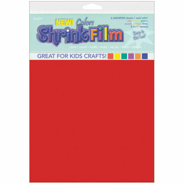 Grafix PK/6 Shrink Film Clear 8.5in x 11in