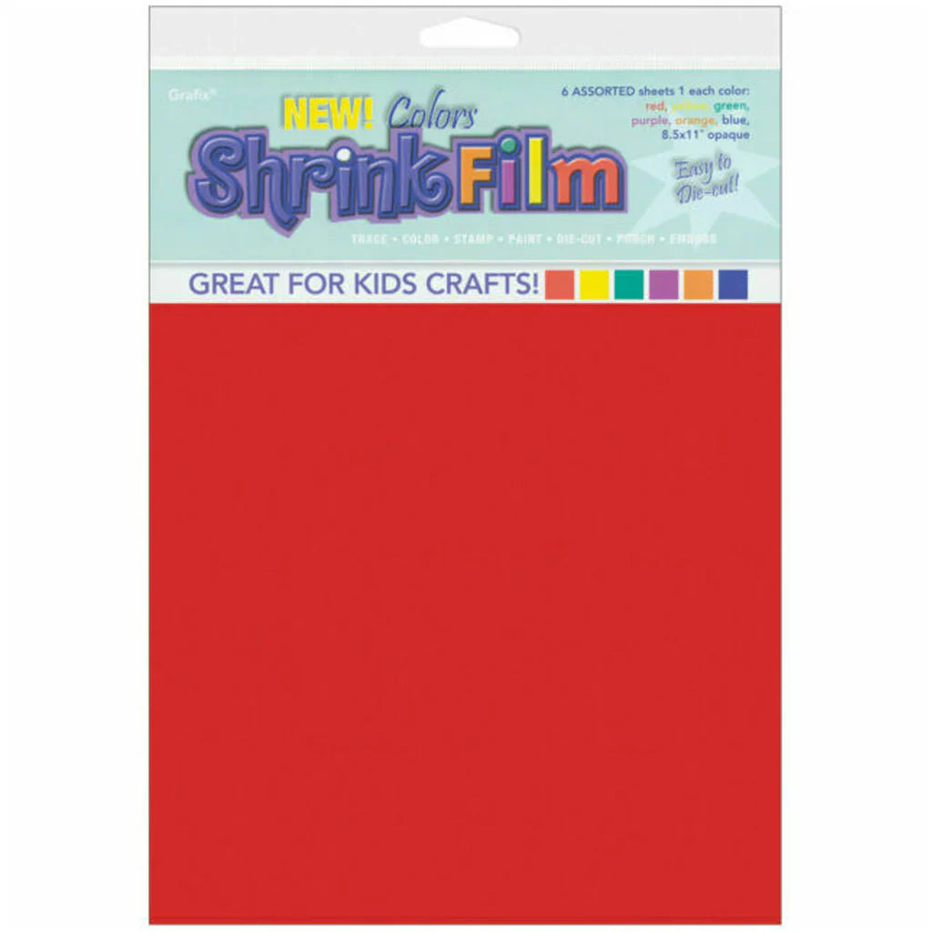 Grafix PK/6 Shrink Film Clear 8.5in x 11in