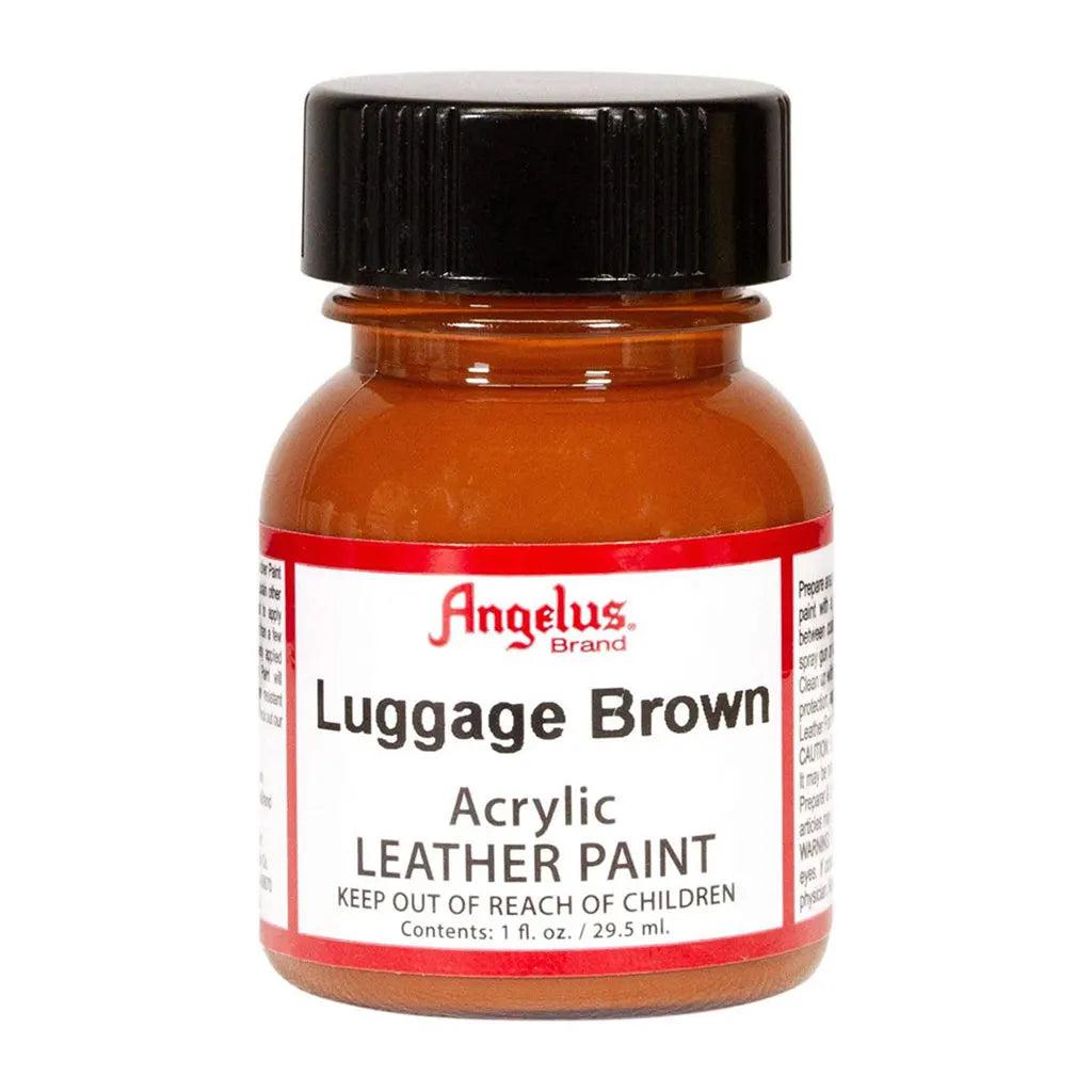 Angelus Acrylic Leather Paint 1oz Luggage Brown