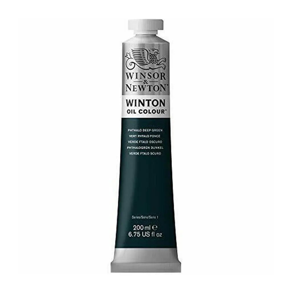 Winsor & Newton Winton Oil Color 200ml Phthalo Deep Green S1