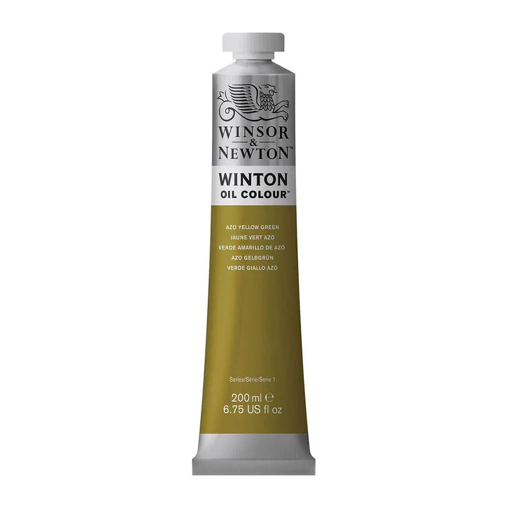 Winsor & Newton Winton Oil Color 200ml Azo Yellow Green S1