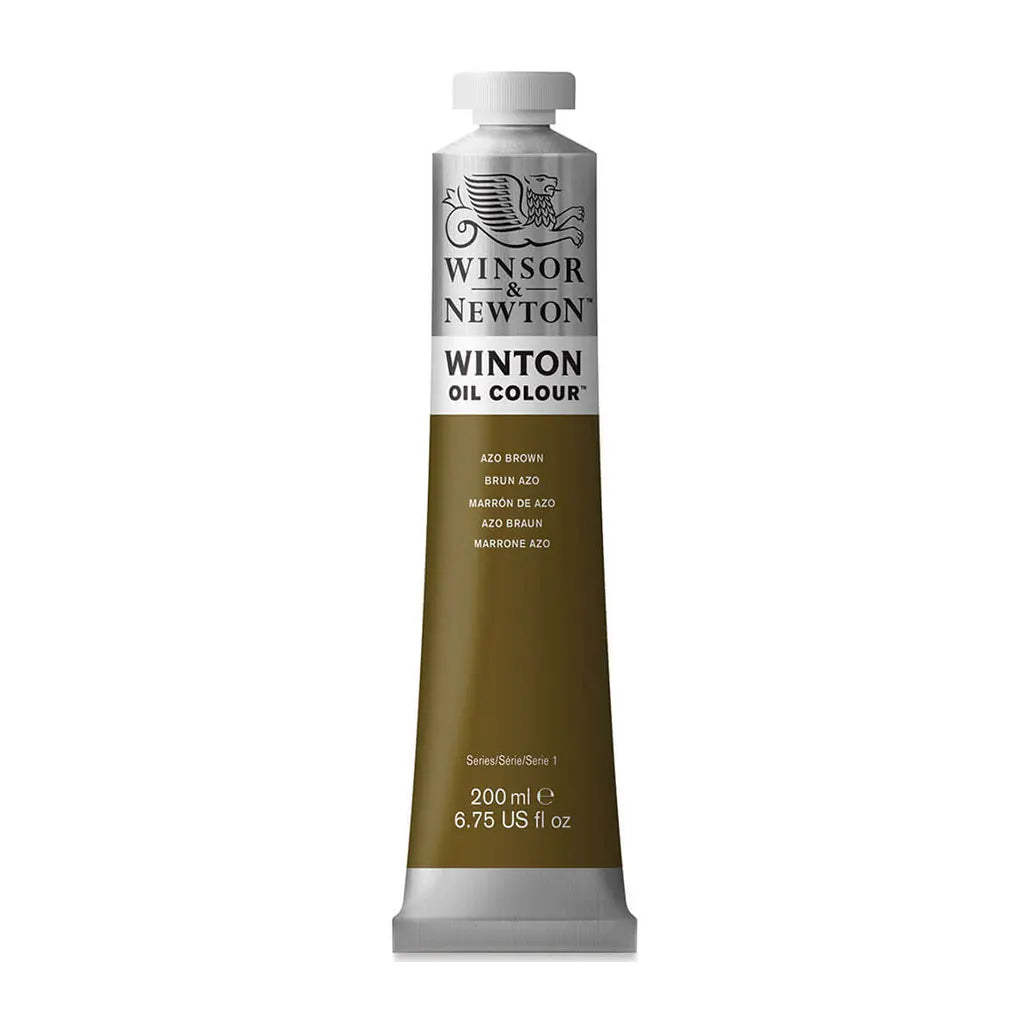 Winsor & Newton Winton Oil Color 200ml Azo Brown S1