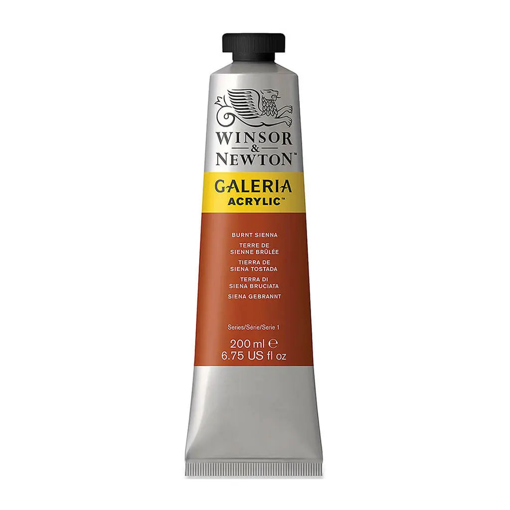 Winsor &amp; Newton Galeria Acrylic 200ml Burnt Sienna S1