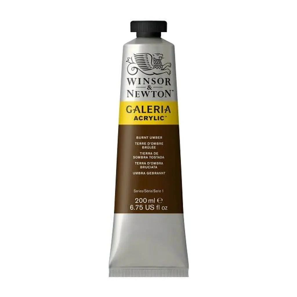 Winsor & Newton Galeria Acrylic 200ml Burnt Umber S1